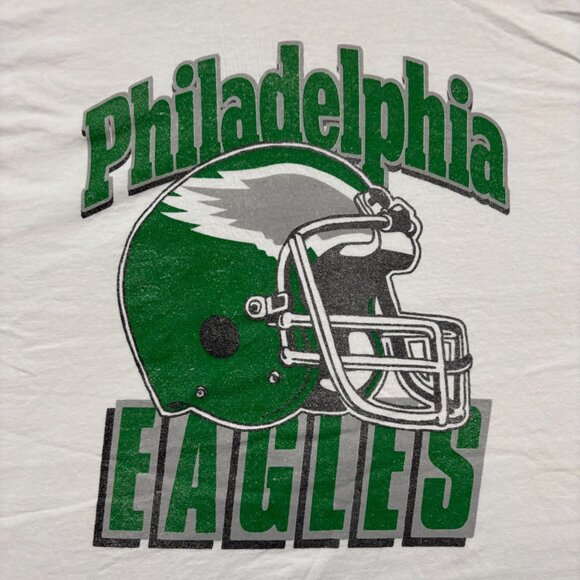 Philadelphia Eagles white T-Shirt Size Large - Picture 2 of 4
